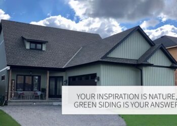 Your inspiration is nature, green siding is your answer - Kaycan